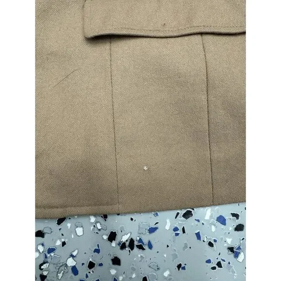 VTG Pendleton Women's 10 Blazer Jacket‎ 100% Virgin Wool Tan Brown Made In USA - Picture 4 of 4